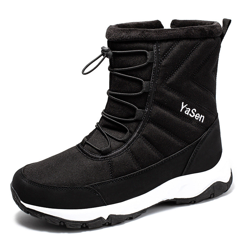 Men's Waterproof Fleece-Lined Snow Hiking Boots