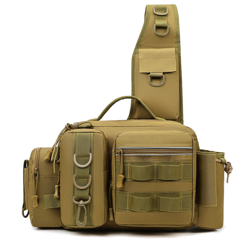 Chest Pack And Fishing Rod Bag High-capacity Fishing Backpack