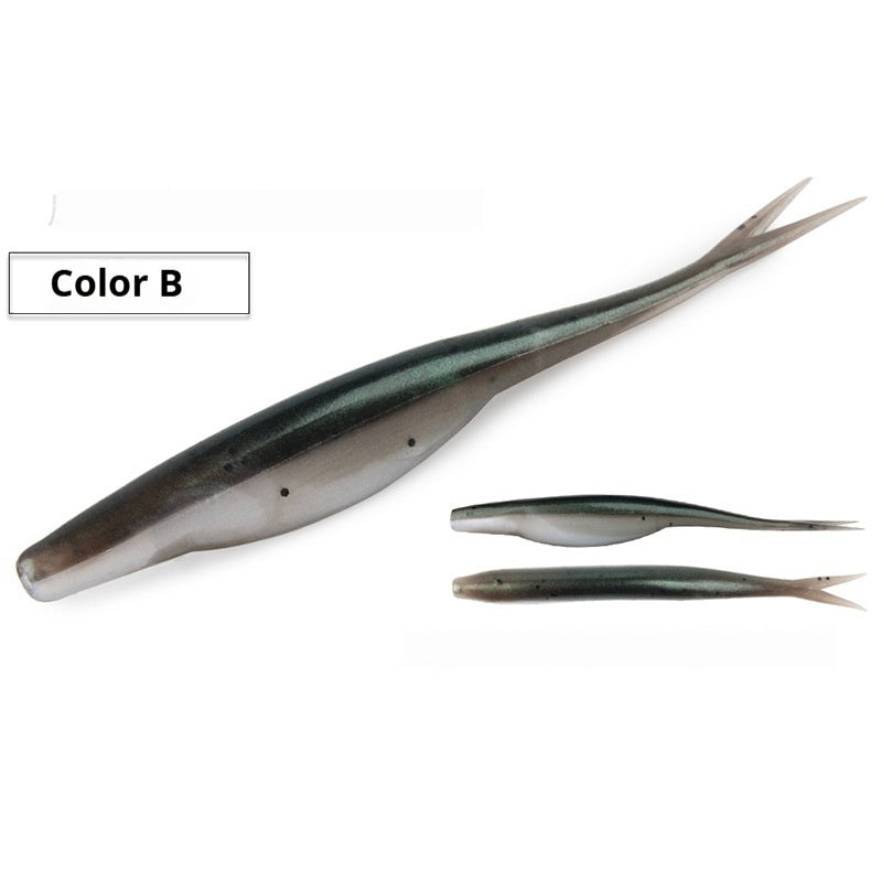 TPR Soft Lure 4.7 inches Two Tone Fishing Bait