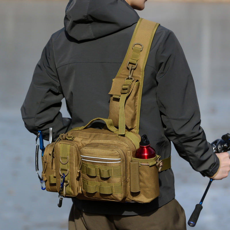 Chest Pack And Fishing Rod Bag High-capacity Fishing Backpack