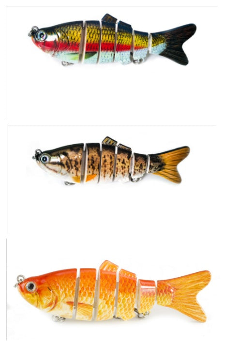 3.9 inches Multi Section Hard Fishing Lure 17g Shallow Water Bait