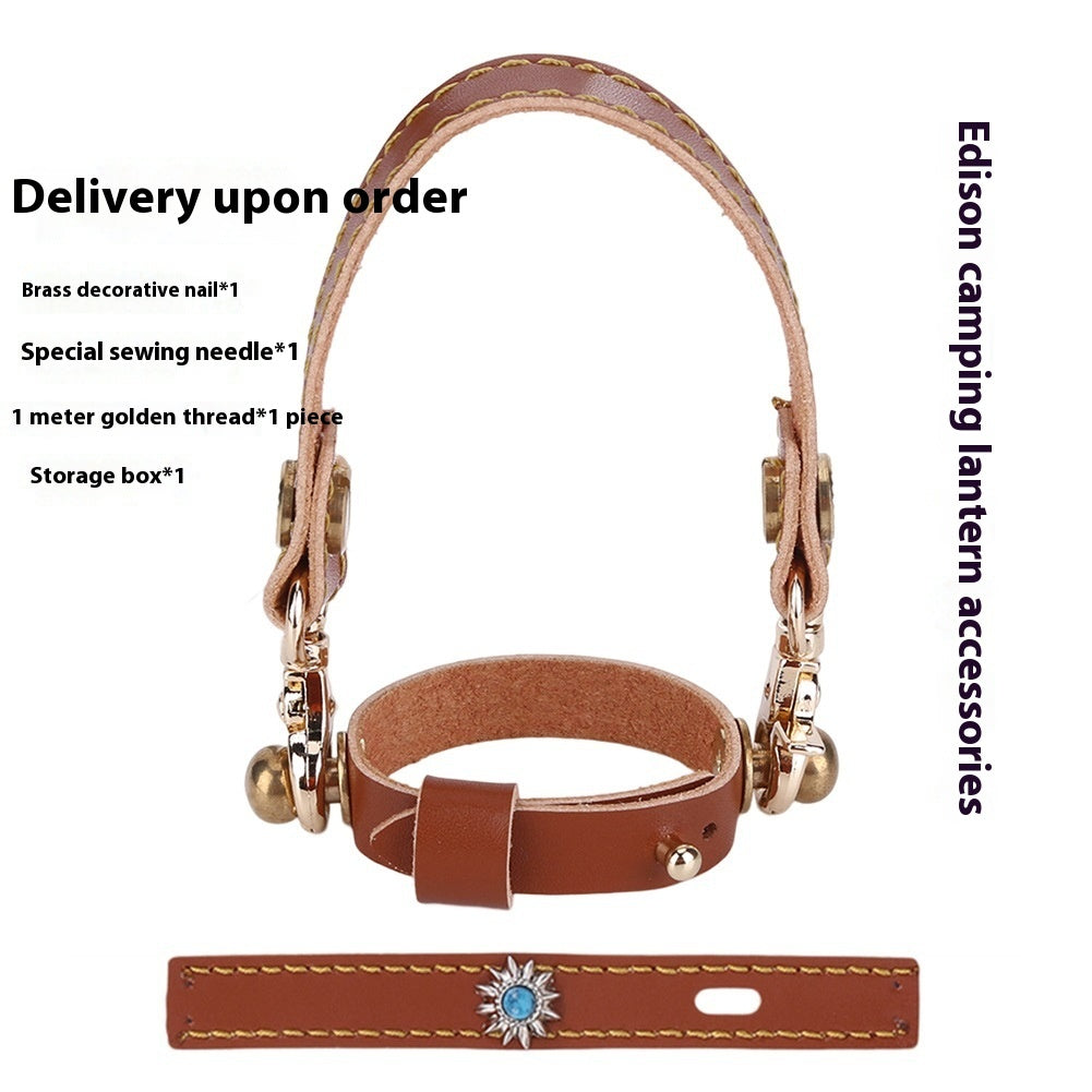 Beibang Edison 3-Piece Camping Lantern With Leather Rope