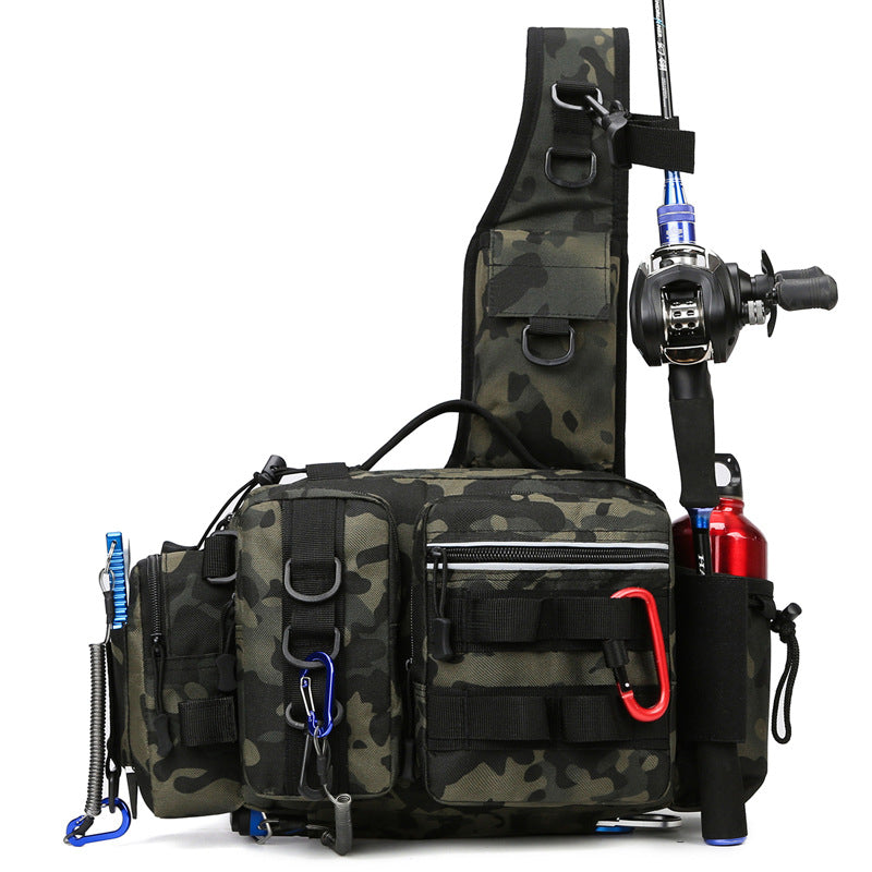 Chest Pack And Fishing Rod Bag High-capacity Fishing Backpack
