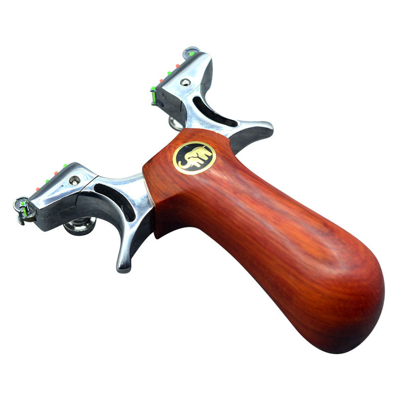 Mammoth Elephant Second Generation Flat Leather Slingshot