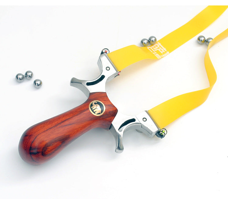 Mammoth Elephant Second Generation Flat Leather Slingshot