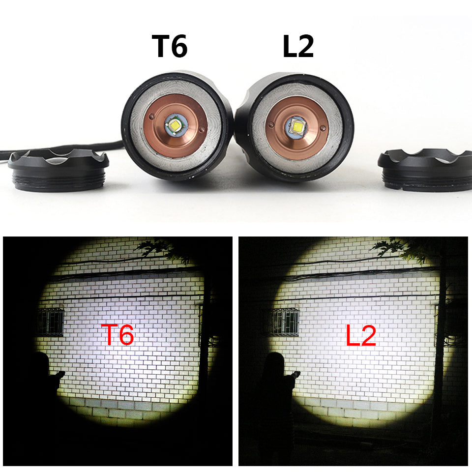 Super Bright Rechargeable Tactical Flashlight