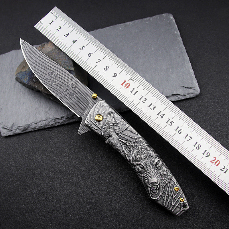 High Hardness Folding Survival Outdoor Knife