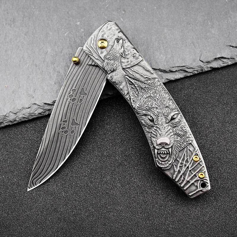 High Hardness Folding Survival Outdoor Knife