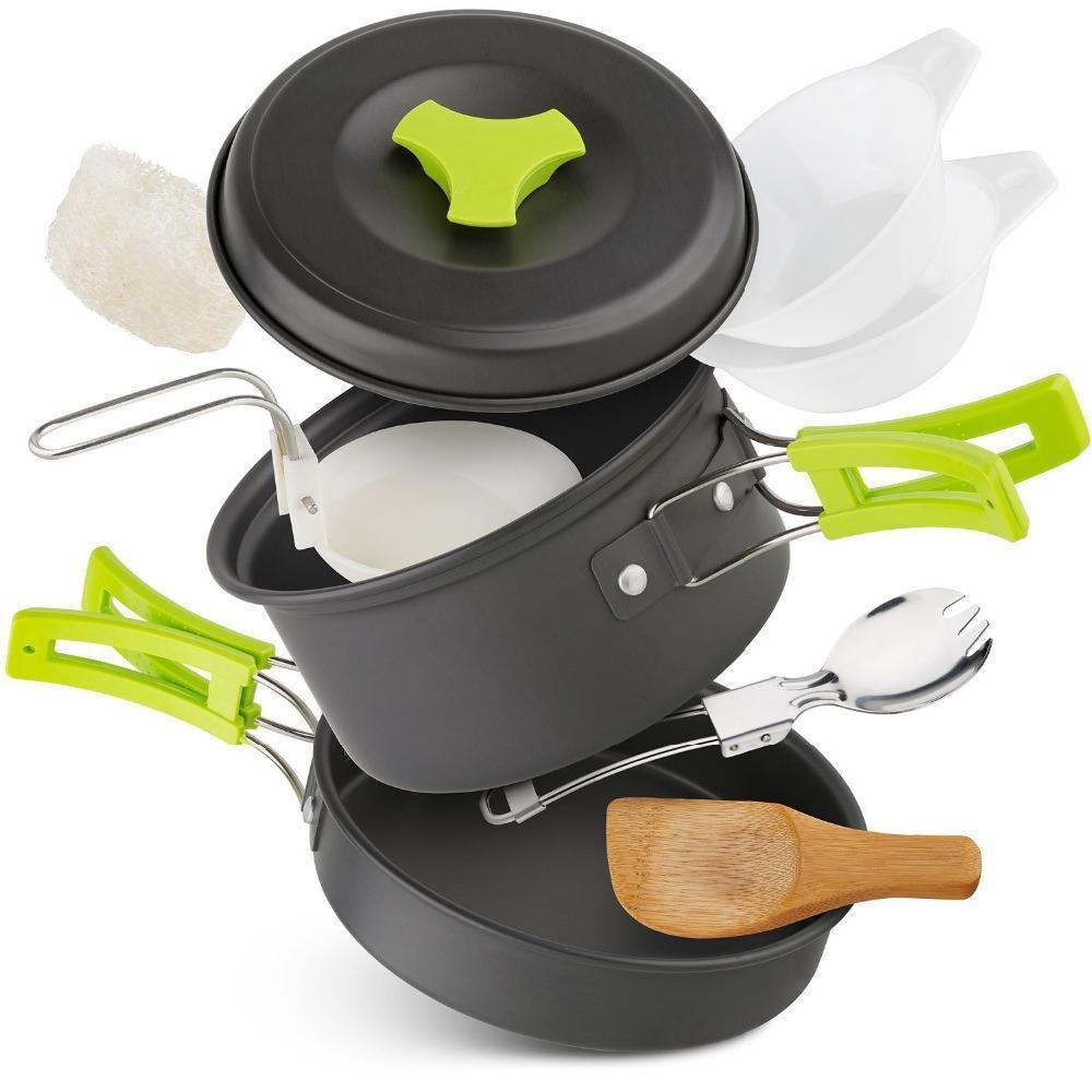 Camping Cookware Set For 1-2 People