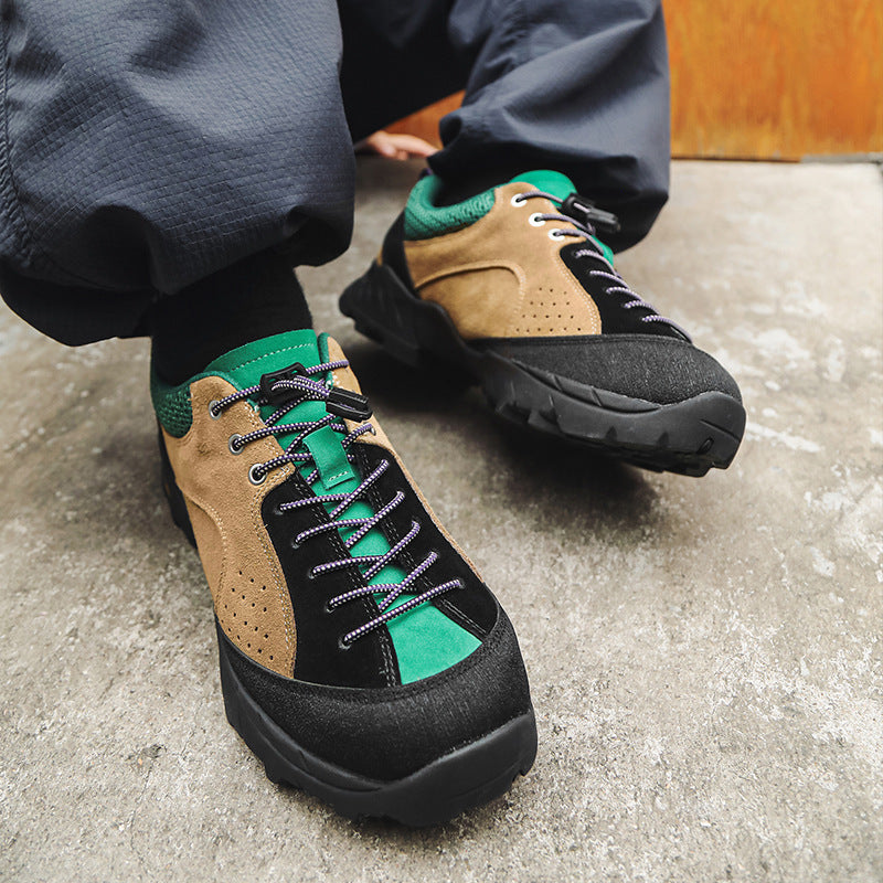 Men's Leather Outdoor Hiking & Climbing Boots