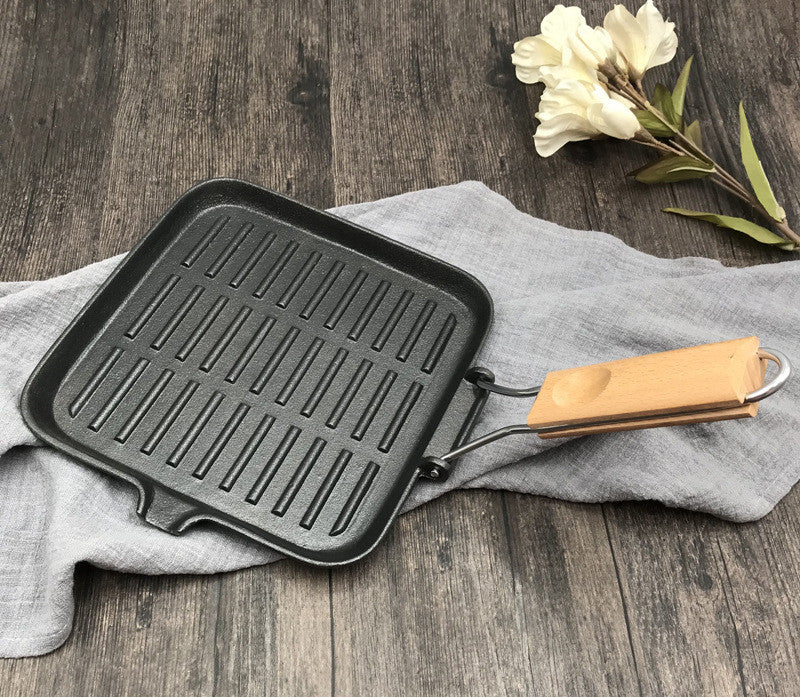 Cast Iron Folding Camping Skillet Pan