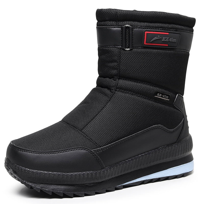 Men's Waterproof Fleece-Lined Snow Hiking Boots
