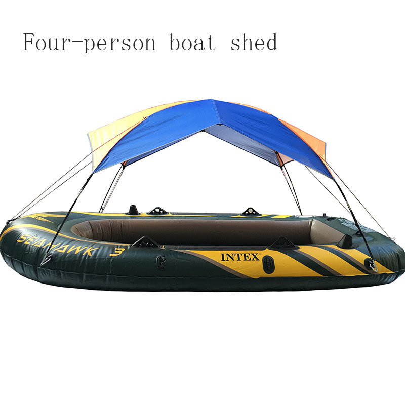 Inflatable Kayak Canopy Sun Shade Waterproof Boat Shelter