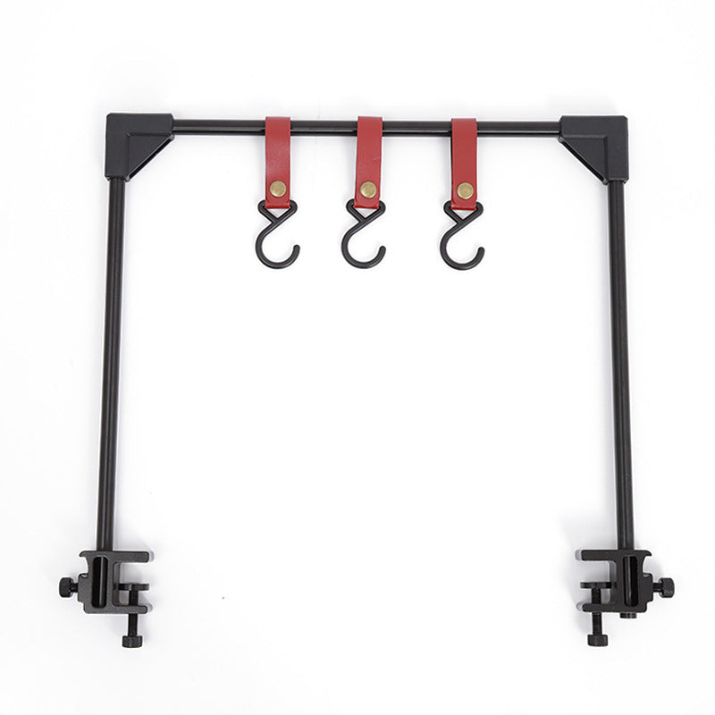 Adjustable Outdoor Camping Rack With Pot & Stove Hooks