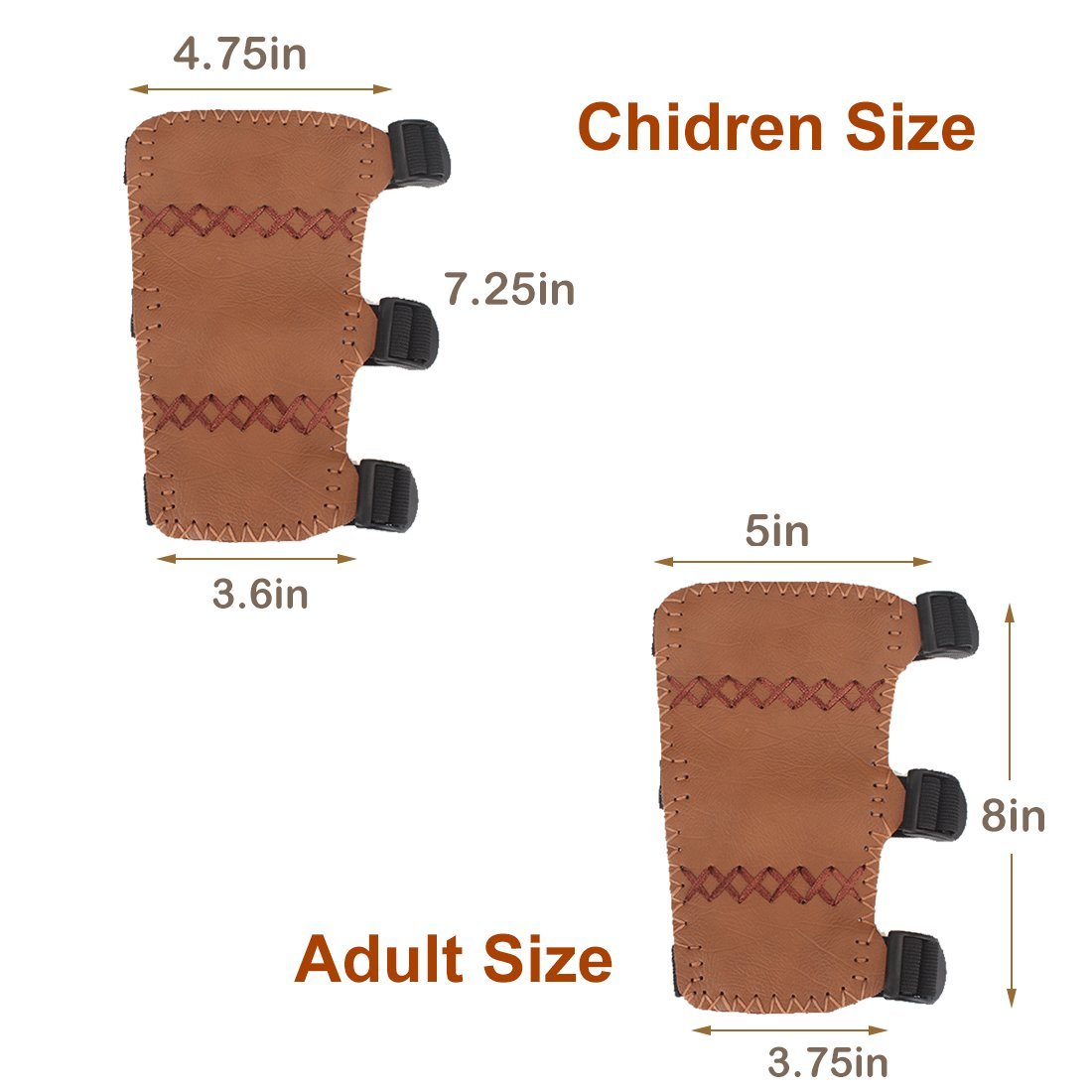 Youth Leather Archery Arm Guard Protector Accessories