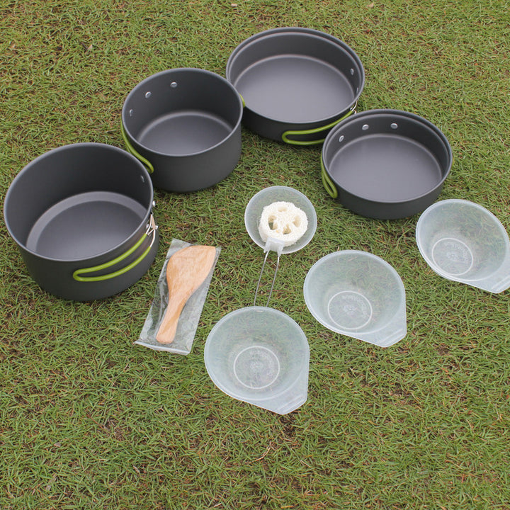 Portable Camping Cookware Set For 2-3 People