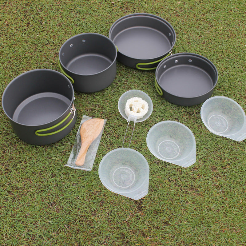 Portable Camping Cookware Set For 2-3 People