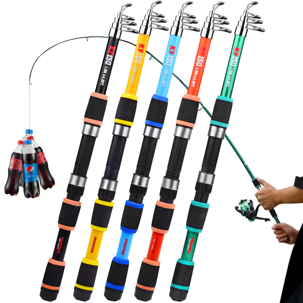 Casting Fishing Rod And Reel Combo Set