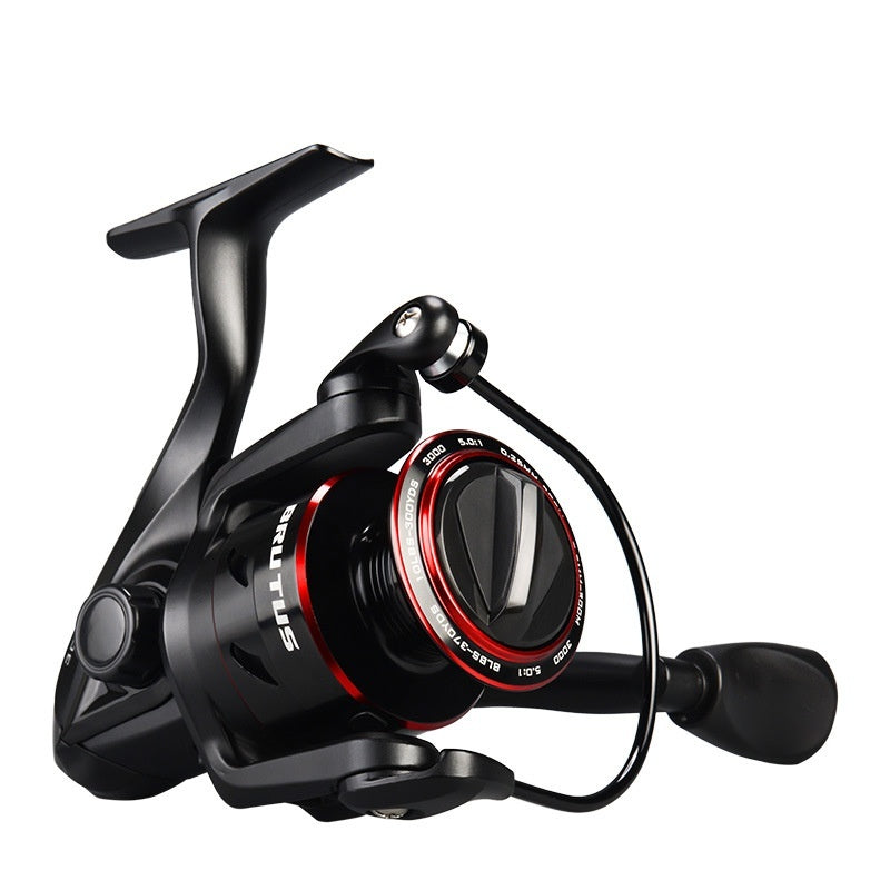 All Metal Spinning Fishing Reel Telescopic Rod Combo