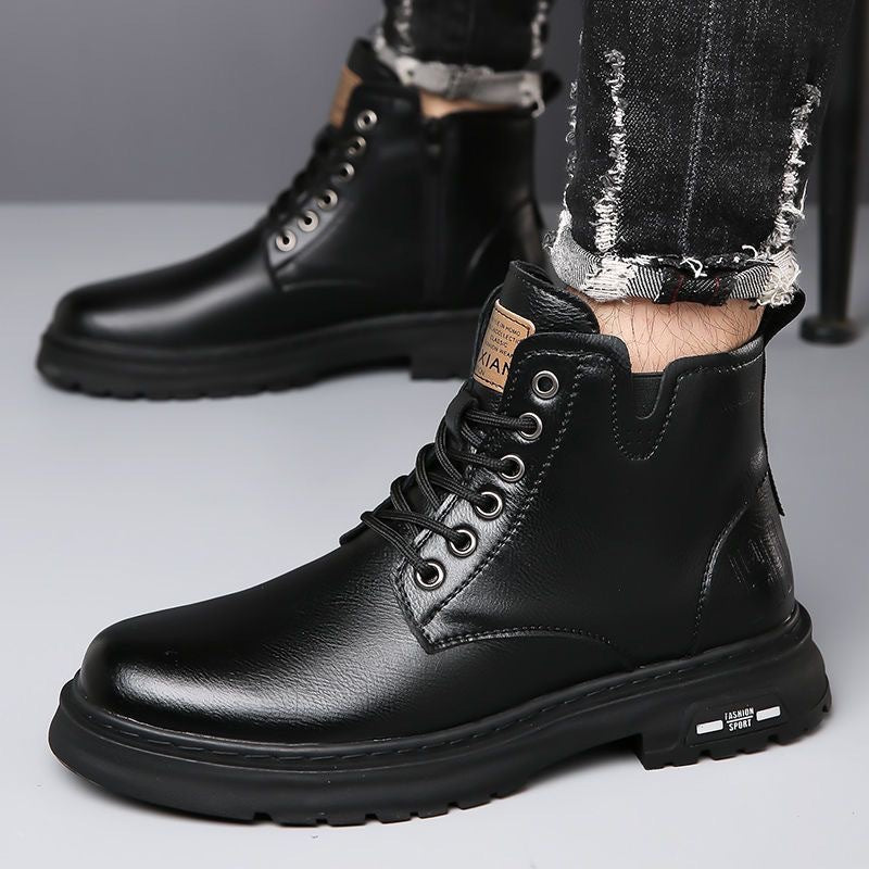 British Martin Boots Thick Bottom Outdoor Hiking Workwear Men