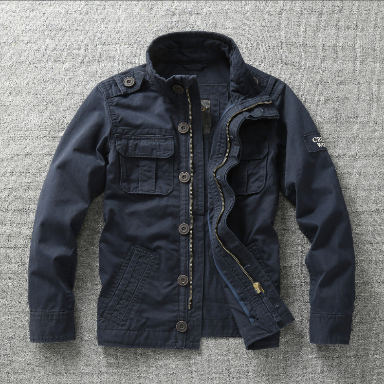 Autumn Men's Camouflage Work Jacket
