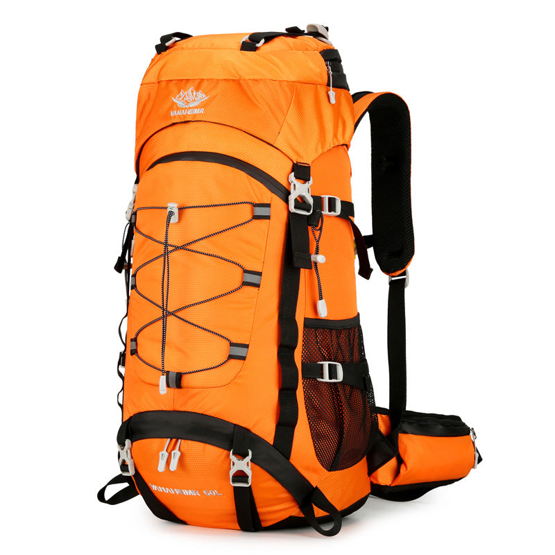 60L Large Capacity Outdoor Hiking & Camping Backpack
