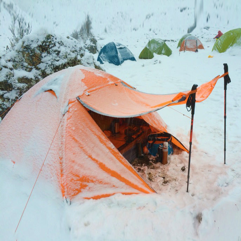 Double Camping Tent With Aluminum Poles
