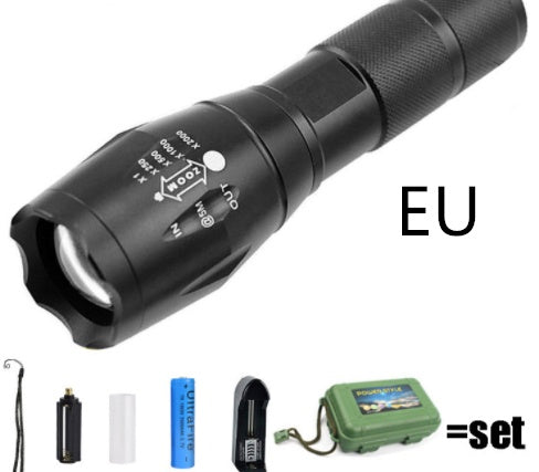 Super Bright Rechargeable Tactical Flashlight