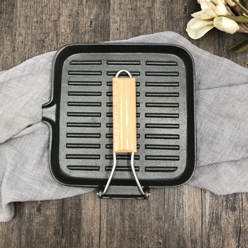 Cast Iron Folding Camping Skillet Pan