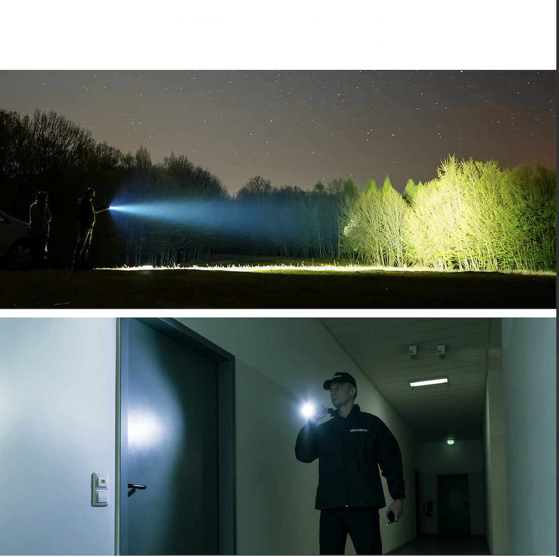 Long-Range USB Rechargeable Camping Flashlight