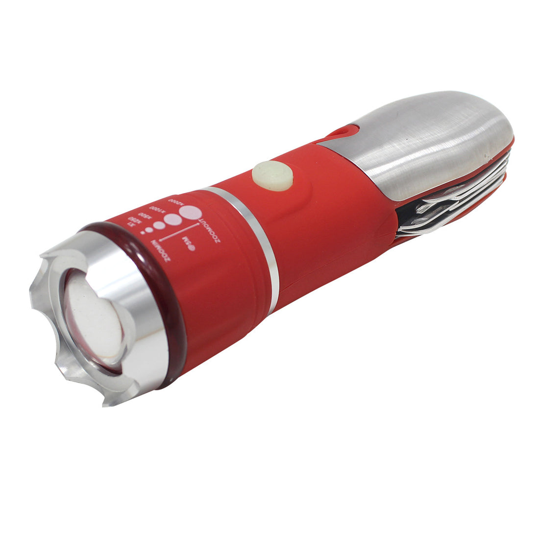 Multifunction LED Camping Flashlight With Safety Hammer