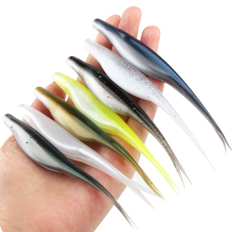 TPR Soft Lure 4.7 inches Two Tone Fishing Bait