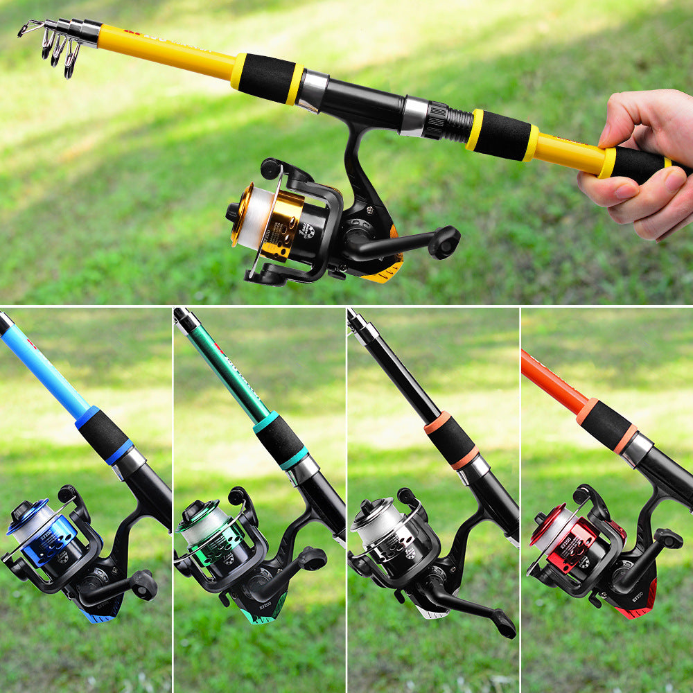 Casting Fishing Rod And Reel Combo Set