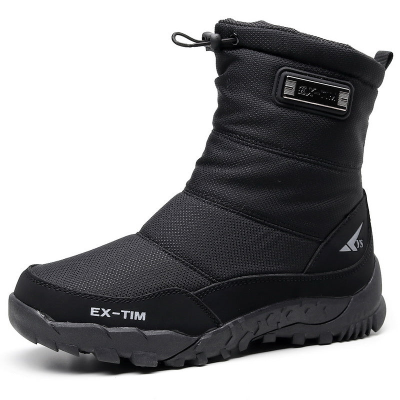 Men's Waterproof Fleece-Lined Snow Hiking Boots
