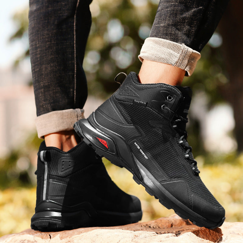 Men's Large High-Top Winter Hiking Shoes
