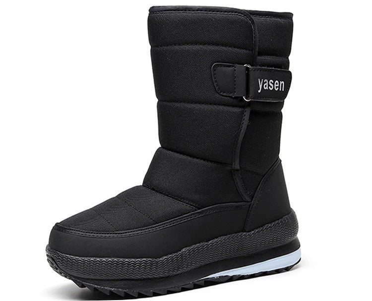 Men's Waterproof Fleece-Lined Snow Hiking Boots