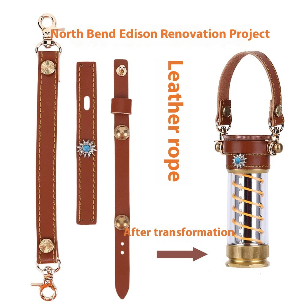 Beibang Edison 3-Piece Camping Lantern With Leather Rope