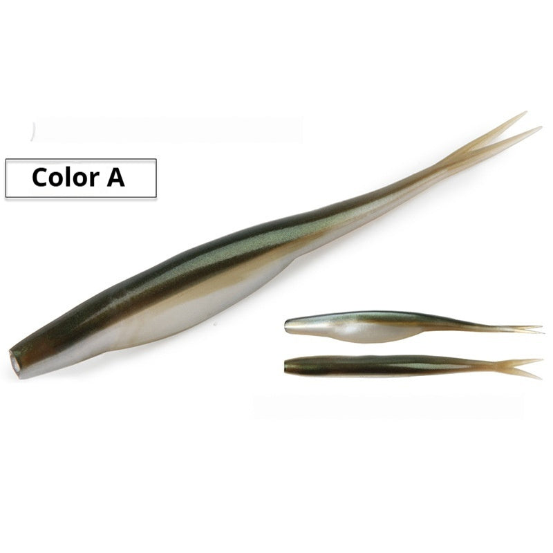 TPR Soft Lure 4.7 inches Two Tone Fishing Bait