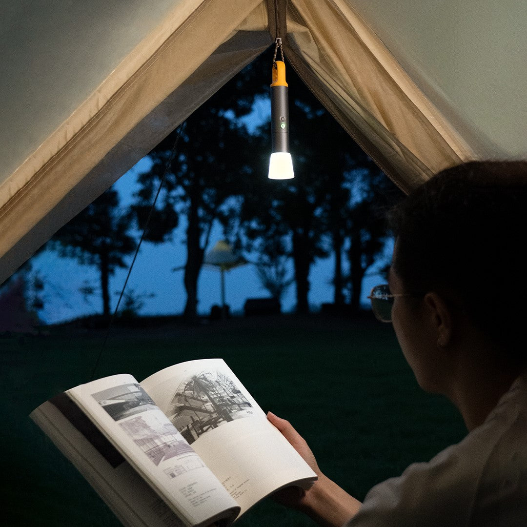 Lumen Bright Stepless Zoom Camping Flashlight