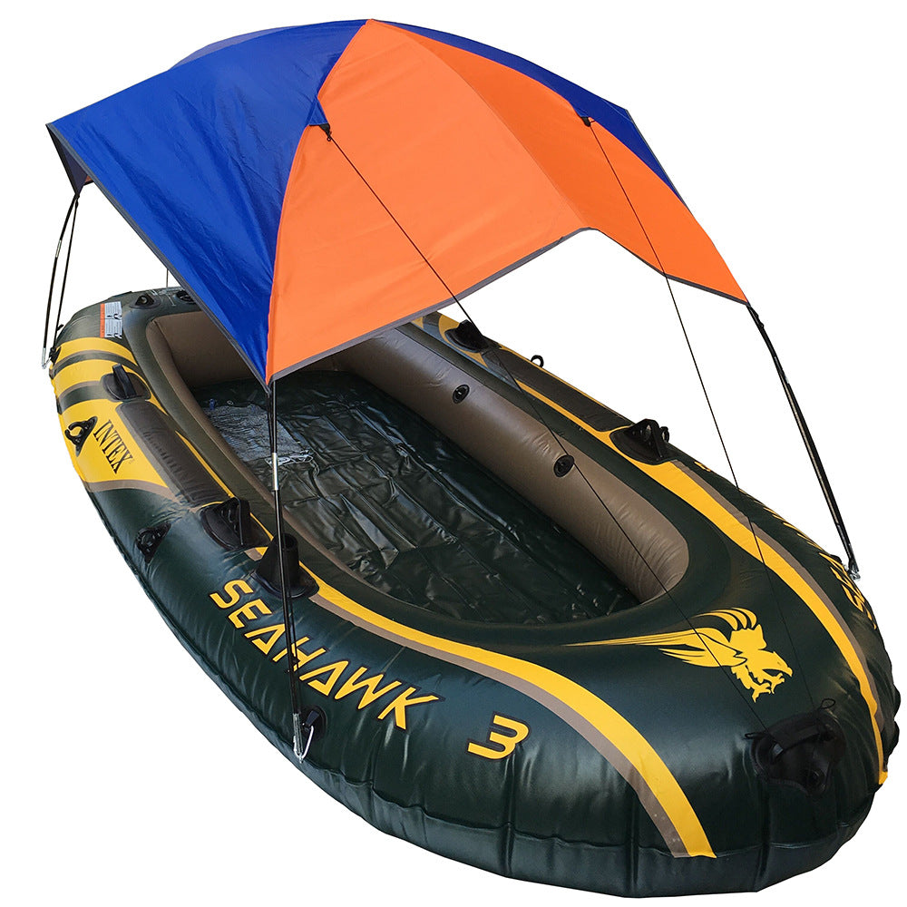 Inflatable Kayak Canopy Sun Shade Waterproof Boat Shelter
