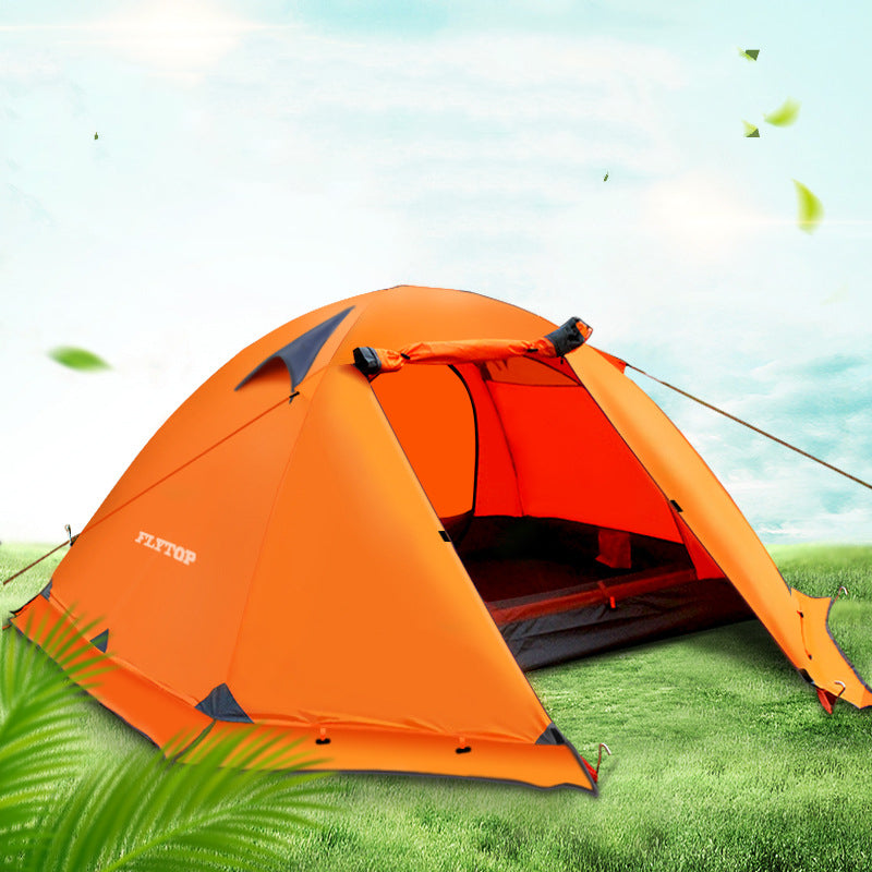 Double Camping Tent With Aluminum Poles