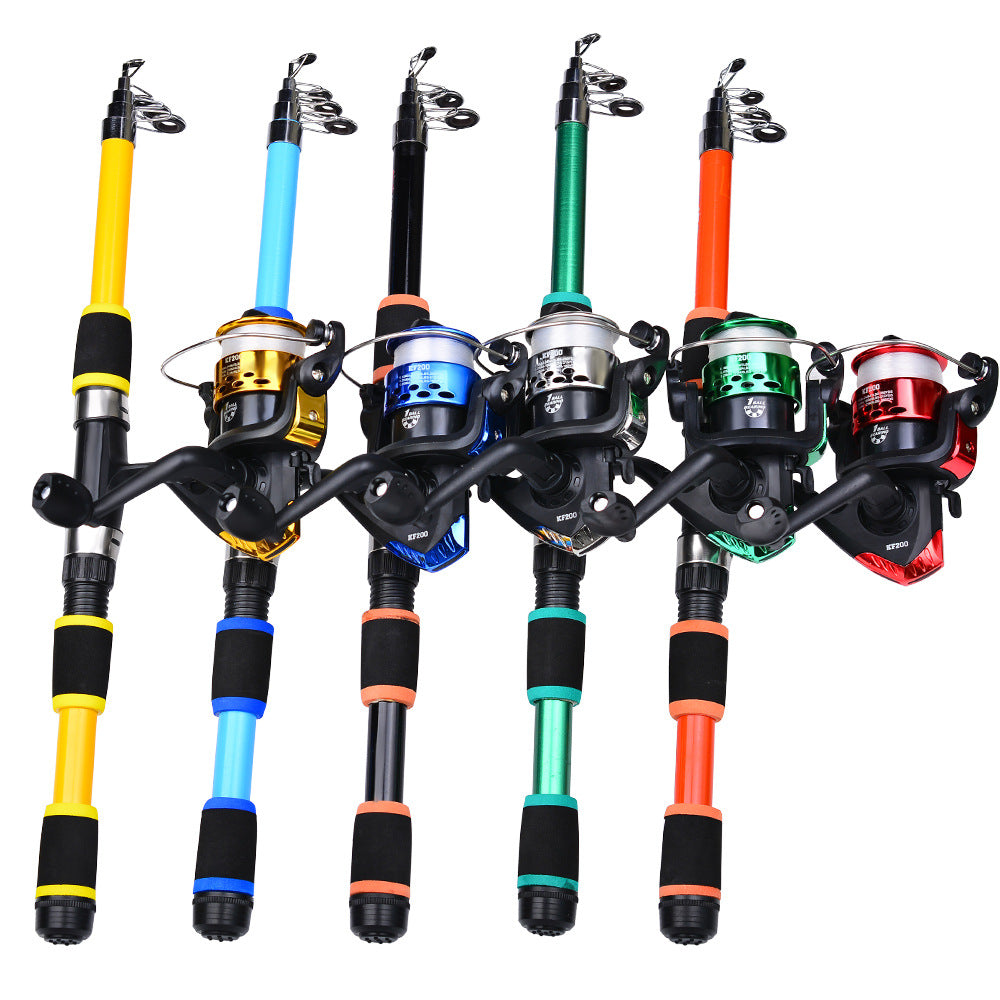 Casting Fishing Rod And Reel Combo Set