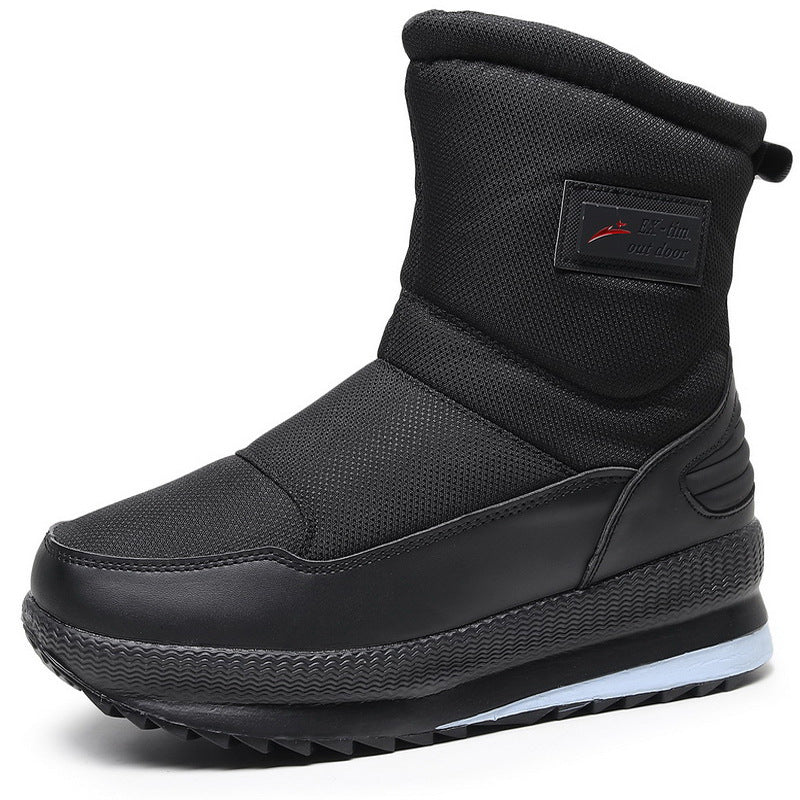 Men's Waterproof Fleece-Lined Snow Hiking Boots