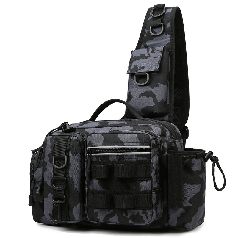Chest Pack And Fishing Rod Bag High-capacity Fishing Backpack