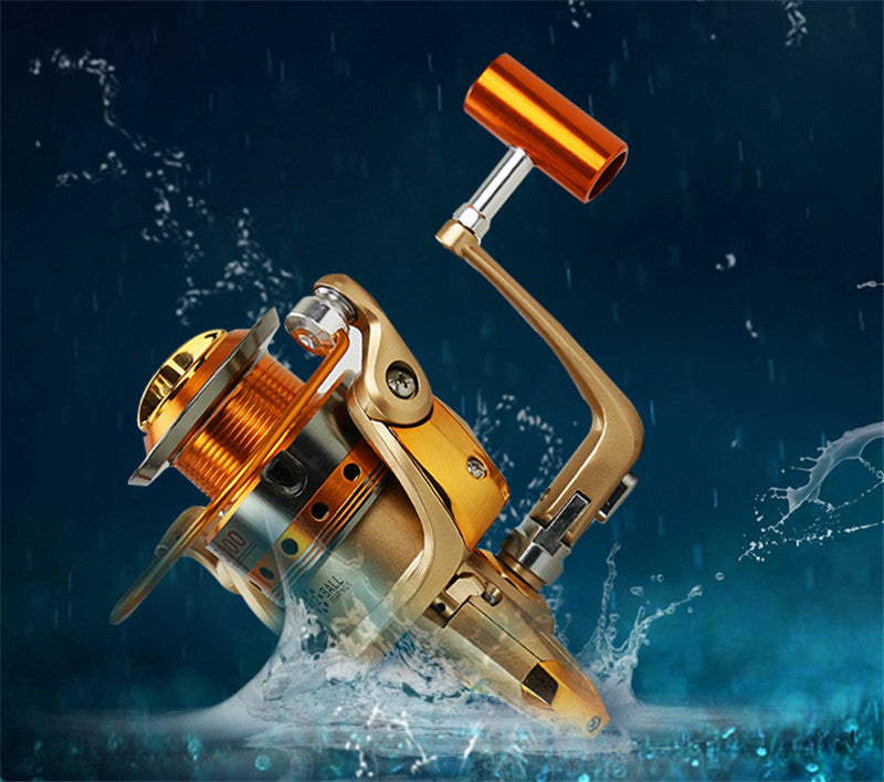 Metal Head Spinning Fishing Reel Sea Rod Wheel