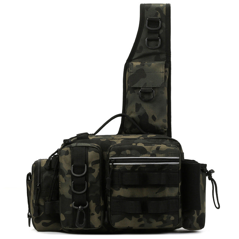 Chest Pack And Fishing Rod Bag High-capacity Fishing Backpack
