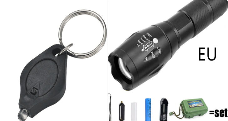 Super Bright Rechargeable Tactical Flashlight