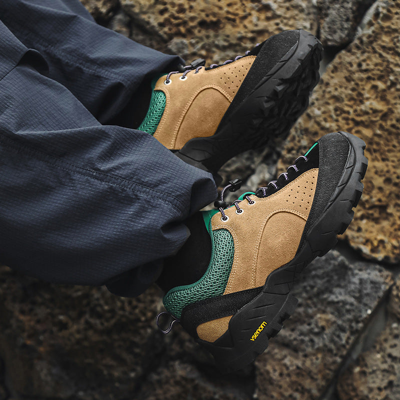 Men's Leather Outdoor Hiking & Climbing Boots