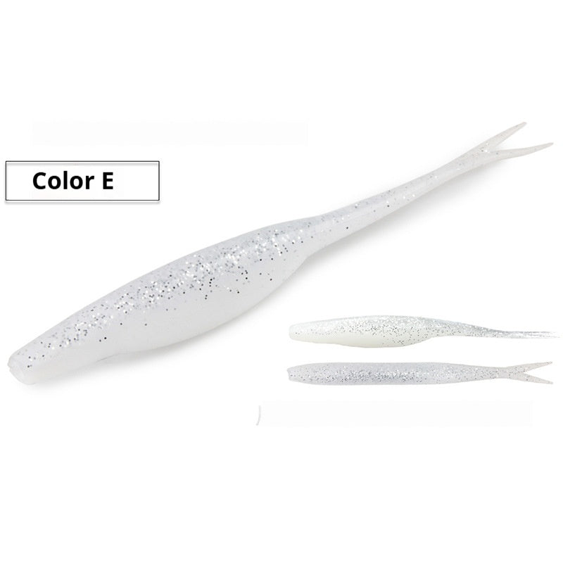 TPR Soft Lure 4.7 inches Two Tone Fishing Bait