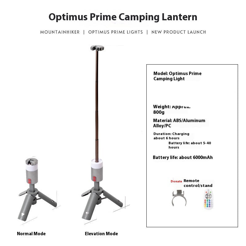Multi-Functional Portable Aluminum Camping Lantern